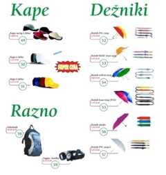 kape, de�niki in razno